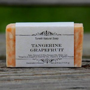 Natural Organic Tangerine-Grapefruit Soap